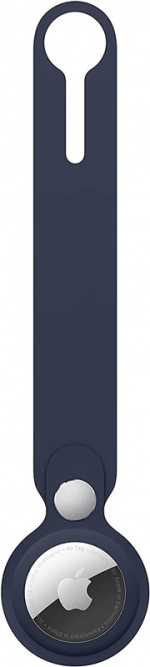 PU leather case for Airtag, Blue PU leather case for Airtag, Blue