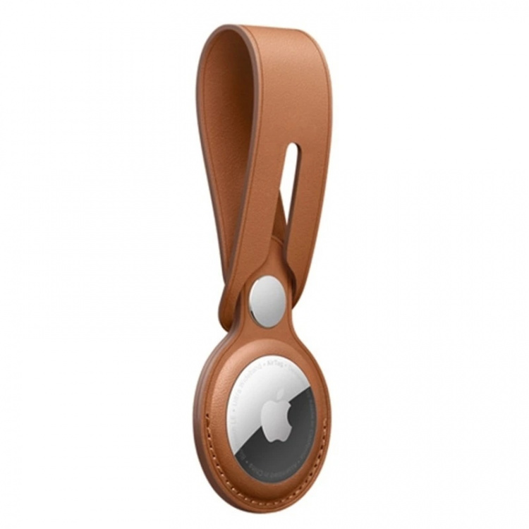 PU leather case for Airtag, Brown