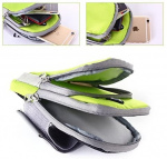 Spacious arm bag with headphone port, Green Spacious arm bag with headphone port, Green