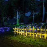 Loop that blinks in 3 patterns, Warm white