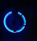 Bicycle wheel light, Blue