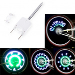Bicycle wheel lighting with 40 patterns and 5 words Bicycle wheel lighting with 40 patterns and 5 words