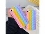 Mobile cover with Pop it toy for iPhone 7/8, Rainbow