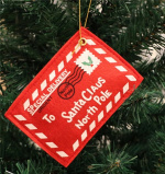 Christmas tree decoration, Postcard Christmas tree decoration, Postcard