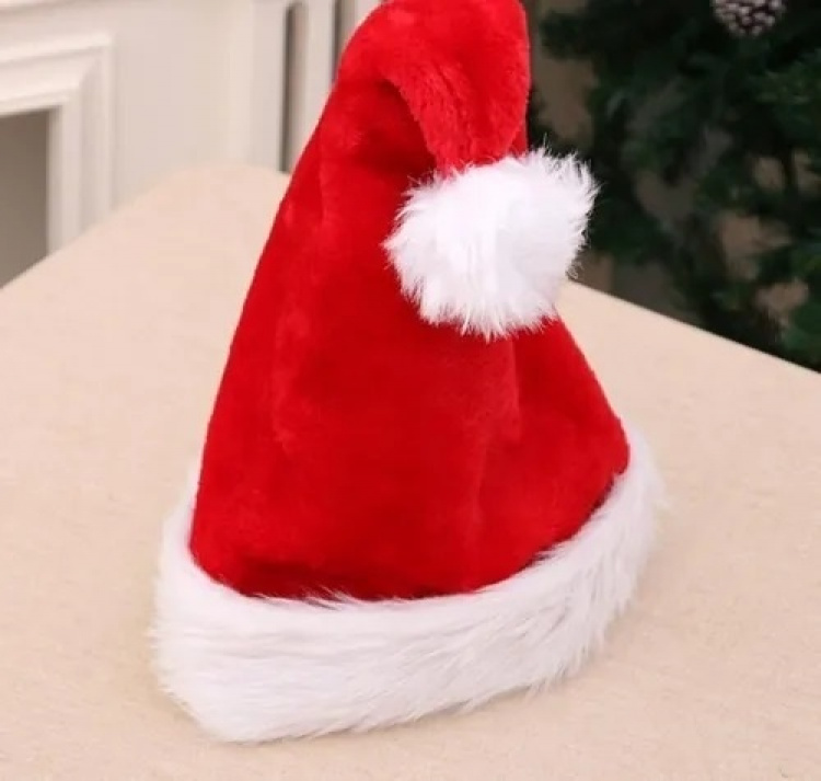 Classic Santa hat in plush, Onesize