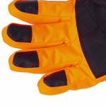 Ski gloves in varsel colors with reflex, Orange, Size L