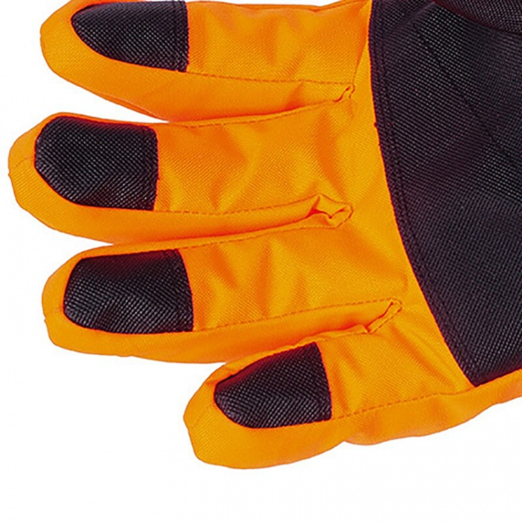 Ski gloves in varsel colors with reflex, Orange, Size L