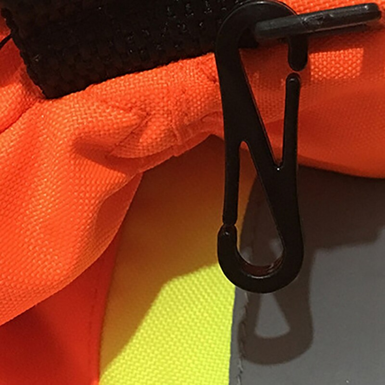 Ski gloves in varsel colors with reflex, Orange, Size L