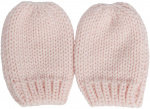 2 x Cute knitted set with hat and mittens for baby, Medium, Pink