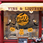 Wall decoration with Halloween motif, Happy Halloween 60x45cm Wall decoration with Halloween motif, Happy Halloween 60x45cm