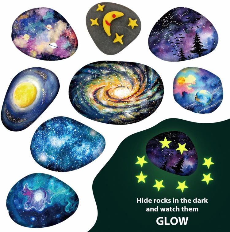Paint your own galaxies - on rocks! Paint your own galaxies - on rocks!