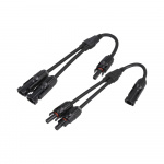 Solar cell connection MC4, Y-adapter 2 to 1