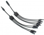 Solar cell connection MC4, Y-connector 4 to 1