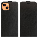 Flip case in PU leather for iPhone 13 Mini, Black. Flip case in PU leather for iPhone 13 Mini, Black.