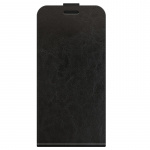 Flip case in PU leather for iPhone 13 Pro Max, Black.