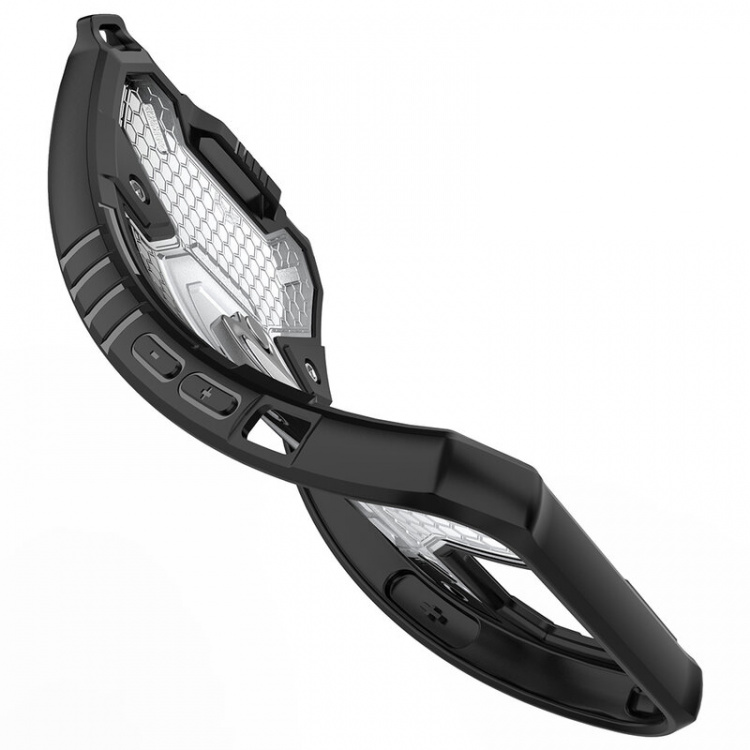 Durable case for iPhone 13, Black/purple Durable case for iPhone 13, Black/purple