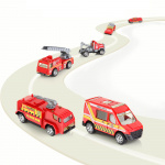 Set med 6st brandfordon bl.a. brandbil