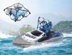 3-in-1 Drone, Boat, Car 2.4 G 4-axis, Blue/Grey 