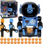 Robot Target shooting game with two air pump guns Robot Target shooting game with two air pump guns