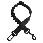 Leash with safety belt adapter for pets, Black