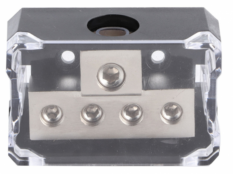 Distribution block 1x10.5mm to 4x7mm Distribution block 1x10.5mm to 4x7mm