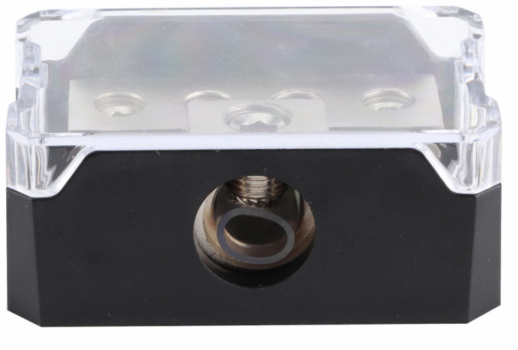 Distribution block 1x10.5mm to 4x7mm Distribution block 1x10.5mm to 4x7mm