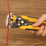 Wire stripper, cutter, and crimping tool, 3-in-1.