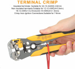 Wire stripper, cutter, and crimping tool, 3-in-1.