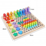 13-in-1 mathematical board game - logarithmic solutions