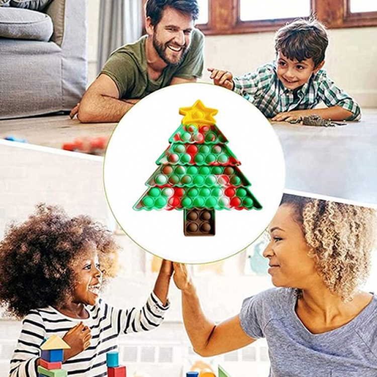 Fidget toy, Pop-it Christmas tree