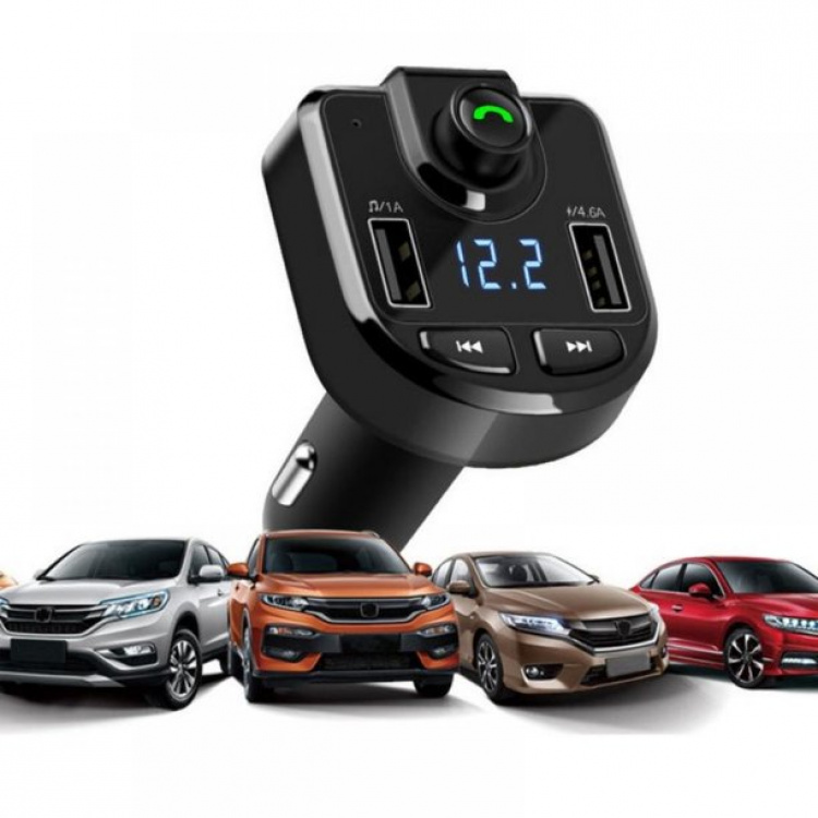 FM transmitter for the car with hands-free and charger FM transmitter for the car with hands-free and charger