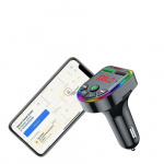 FM transmitter with Bluetooth and 2 x USB charging ports 3.1/1.0 A FM transmitter with Bluetooth and 2 x USB charging ports 3.1/1.0 A