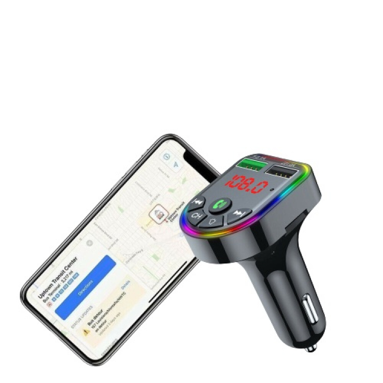 FM transmitter with Bluetooth and 2 x USB charging ports 3.1/1.0 A FM transmitter with Bluetooth and 2 x USB charging ports 3.1/1.0 A