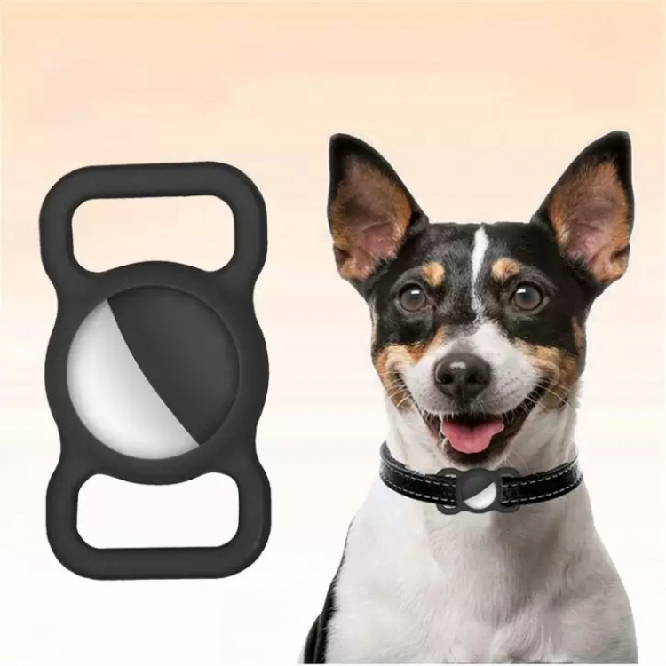 AirTag holder for dog collars, Black AirTag holder for dog collars, Black