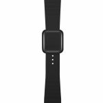 Silicone watch strap for Apple Watch 42/44/45mm, Black