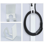 Holder for electric car cable, White