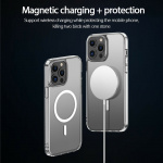 Transparent case with support for magnetic charging, iPhone 13 Transparent case with support for magnetic charging, iPhone 13