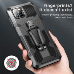 Durable case with stand for iPhone 13, Black Durable case with stand for iPhone 13, Black