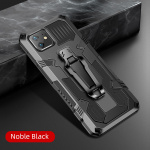 Durable case with stand for iPhone 13, Black Durable case with stand for iPhone 13, Black