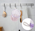 Combined laundry basket/laundry bag for underwear, Pink Combined laundry basket/laundry bag for underwear, Pink