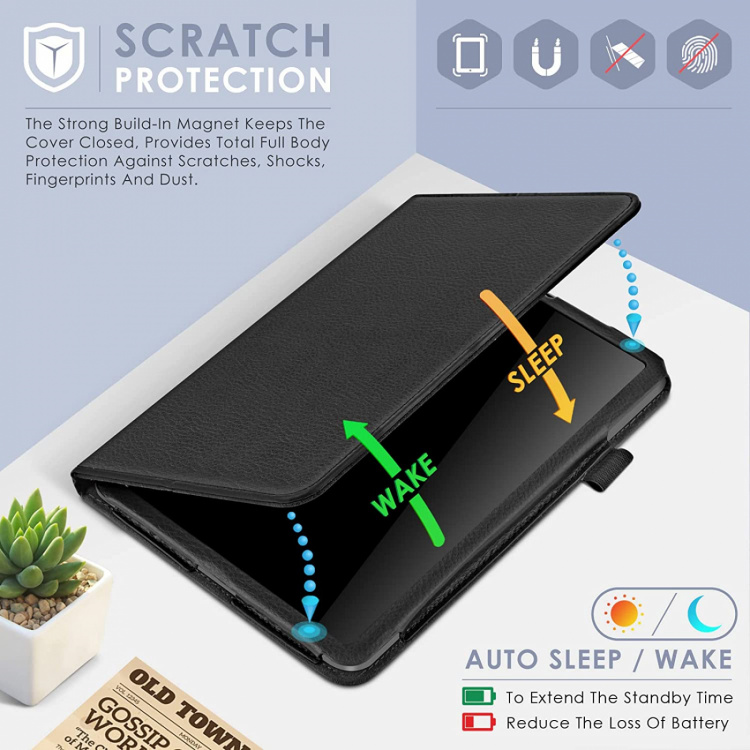 Case with pen holder for iPad Mini 6, Black