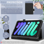 Case with pen holder for iPad Mini 6, Black