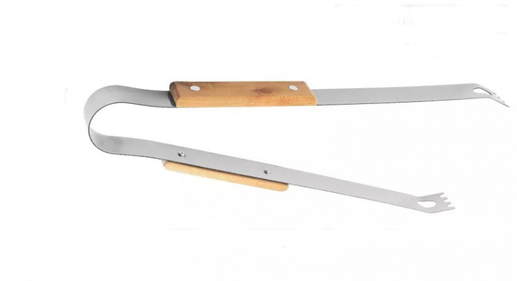 Grill set in wood, 4 parts Grill set in wood, 4 parts