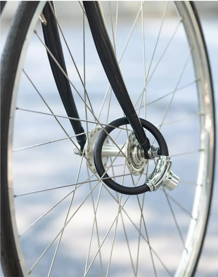 Black bike lock, Large Black bike lock, Large