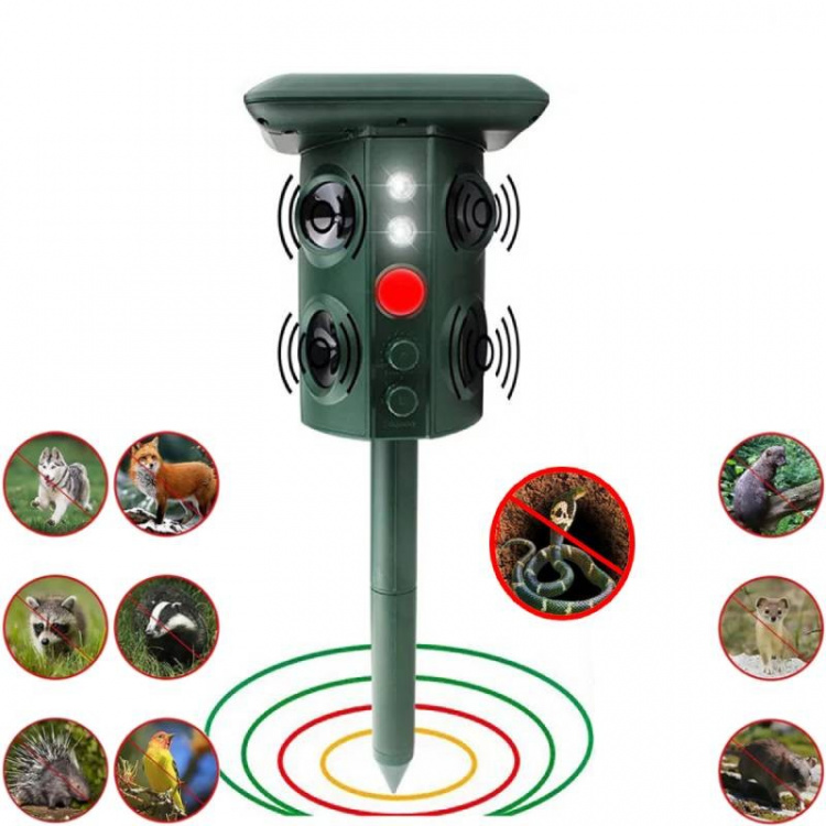 Ultrasonic animal deterrent
