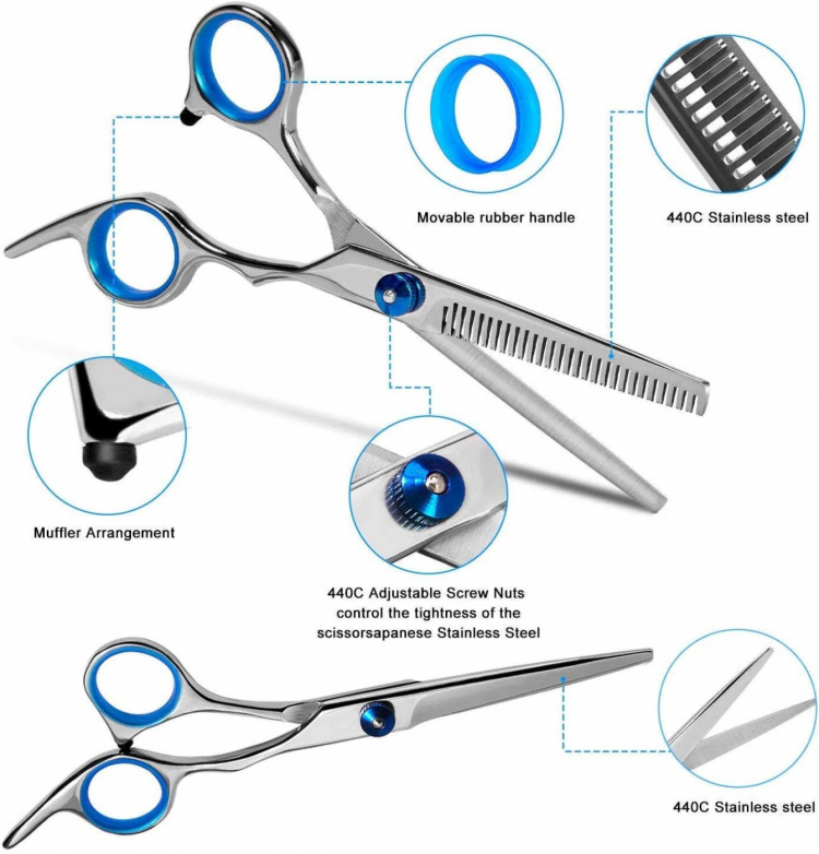 Hårklippningskit i 7 delar