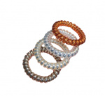 Hair ties 10-pack, metallic colored Hair ties 10-pack, metallic colored