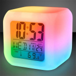 Alarm clock with LED light