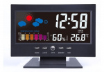 Weather station with Alarm Clock, Black Weather station with Alarm Clock, Black