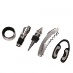 Wine opener with accessories